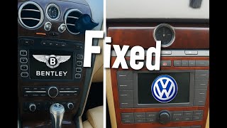 Bentley Continental GT / VW Phaeton ZAB Radio Fixed! | MAF1300E Processor Replacement