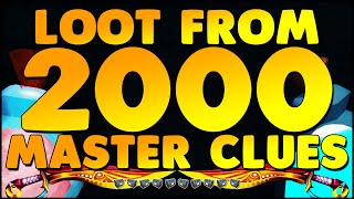 RS3 | Loot From 2000 Master clues!