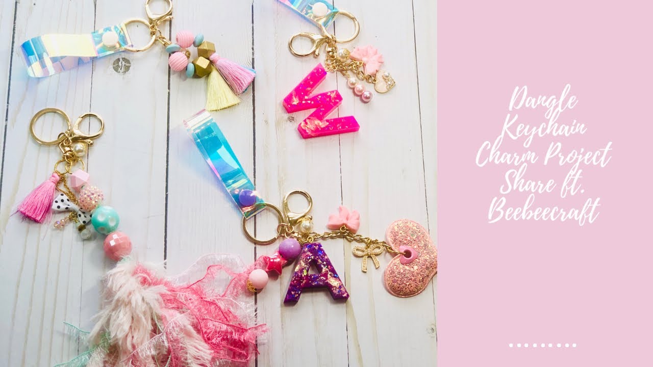 Dangle Keychain Charm Project Share Featuring BeeBeeCrafts YouTube