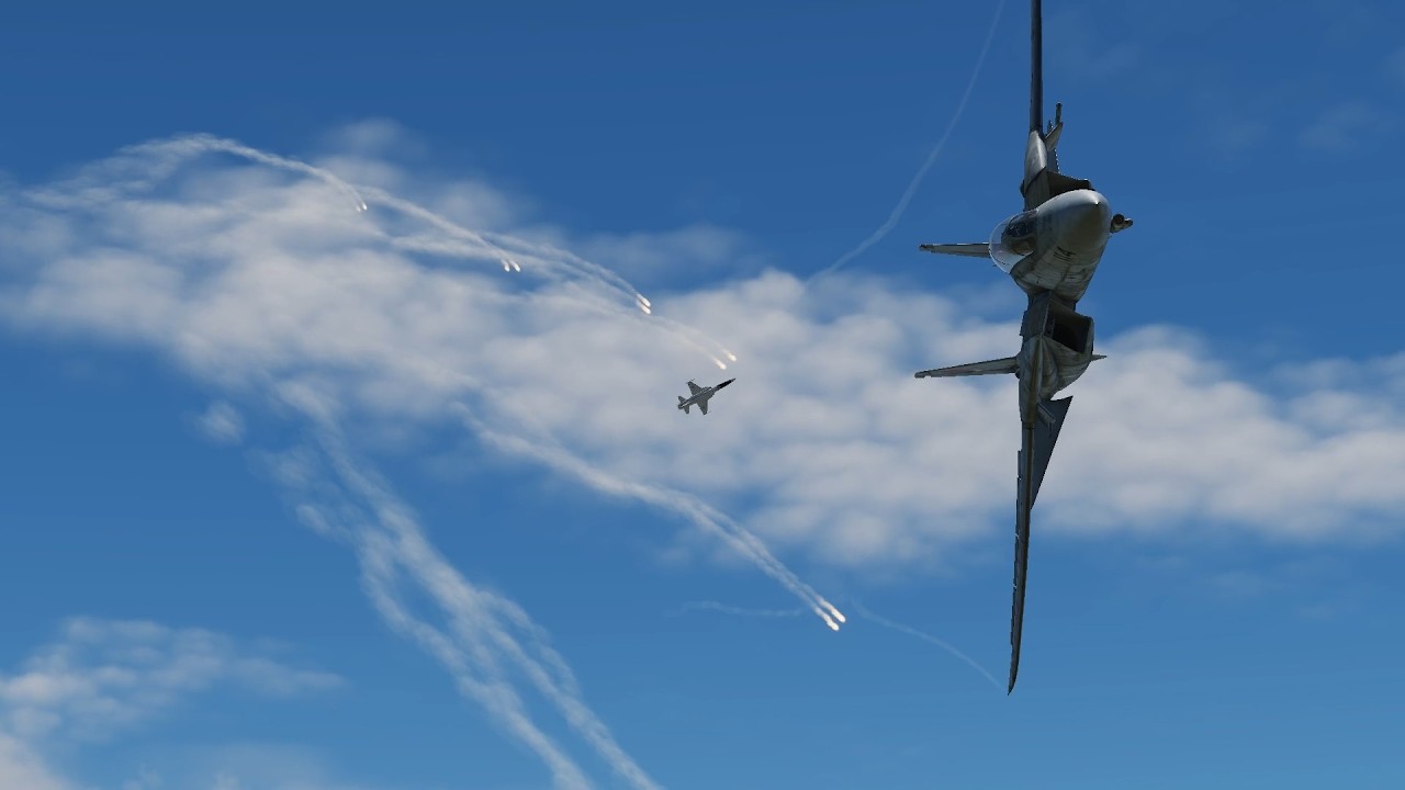 DCS - Dogfight - Clean F-5E Tiger II vs clean F-14A-135GR ace AI