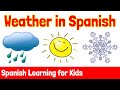 Weather in Spanish | Spanish Learning for Kids