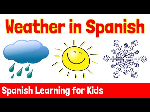 ⁣Weather in Spanish for Kids
