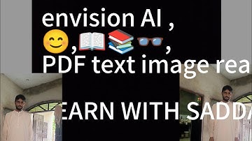 envision AI read document images accessible app, how to use envision AI