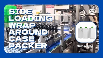 WIN-WIN PACK Side Loading Wrap Around Case Packer for Tetra Pak Beverage Bricks #casepacker