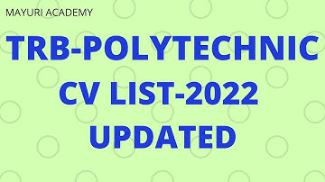 Polytechnic CV list updated-physics CV list -2022