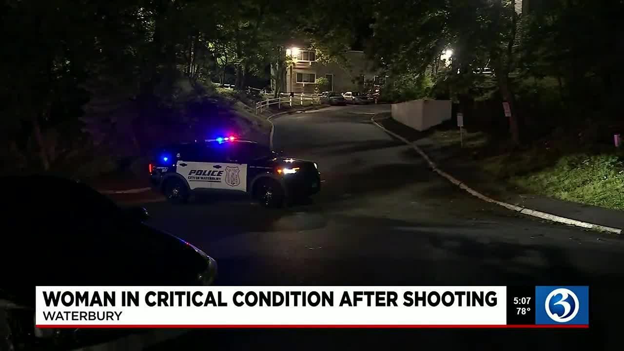 VIDEO: Woman in critical condition after Waterbury shooting - YouTube