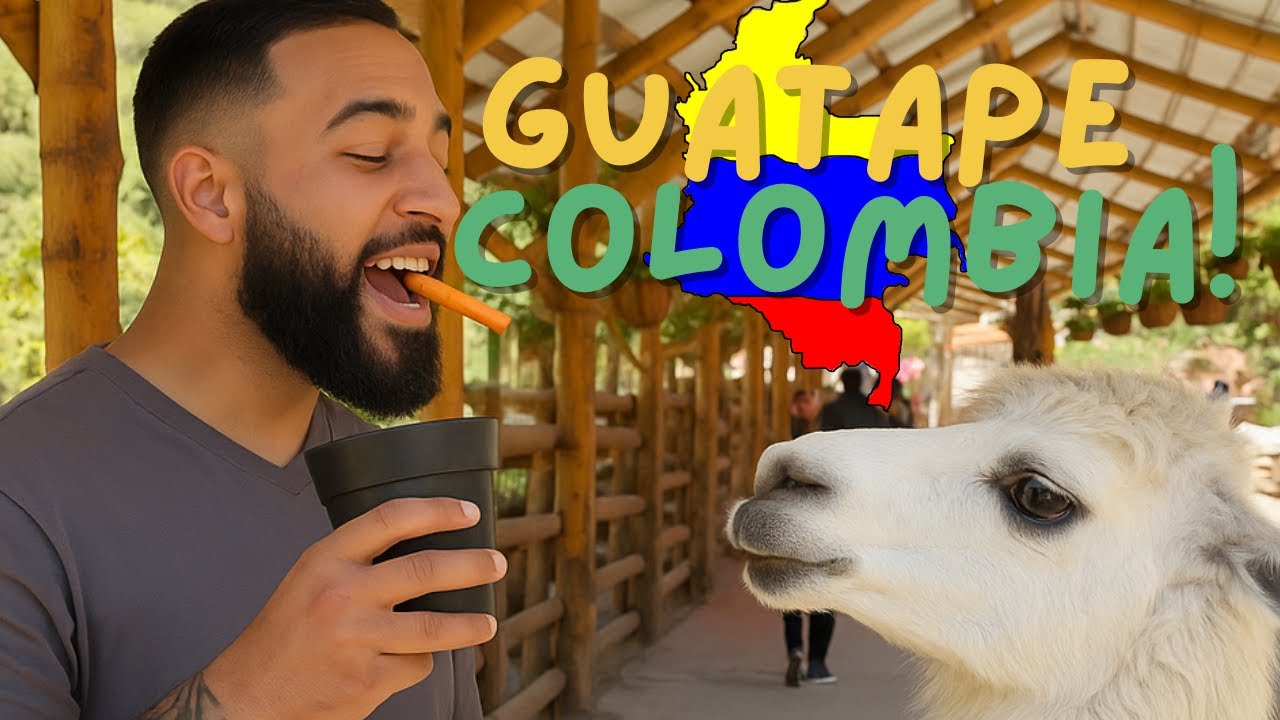 Guatapé Colombia Travel Vlog 2025 | Boat Ride + Llama Experience