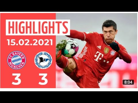 Bayern munich vs Arminia Bielefeld 3-3 Extended highlights 2020/21