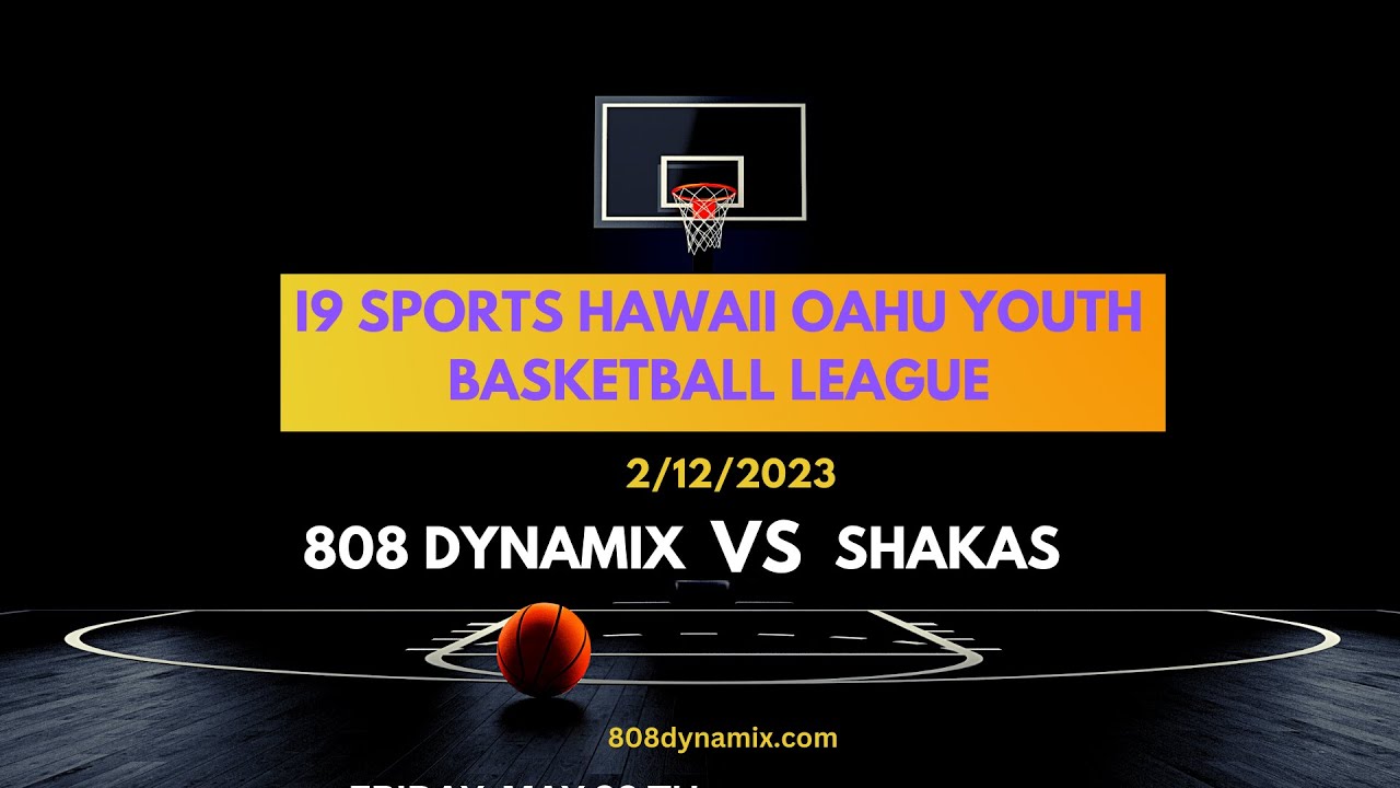 i9 Sports Hawaii Oahu Youth Basketball League for Kids 808 Dynamix vs