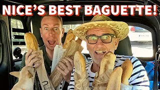 NICE’S Best Baguette! We Go In Search Of Nice’s Top Bakery! 🥖🚙 🇫🇷