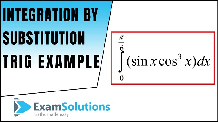 How to Integrate by substitution - Trig example to try with limits : ExamSolutions Maths Revision