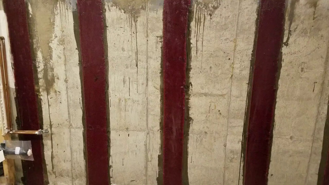 Foundation Repair Using Carbon Fiber Straps - YouTube