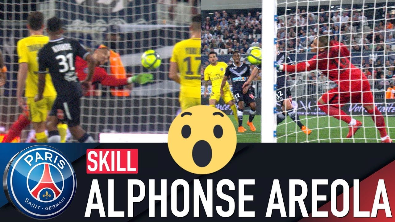football score SKILL / GESTE TECHNIQUE : ALPHONSE AREOLA - BORDEAUX vs PARIS SAINT-GERMAIN