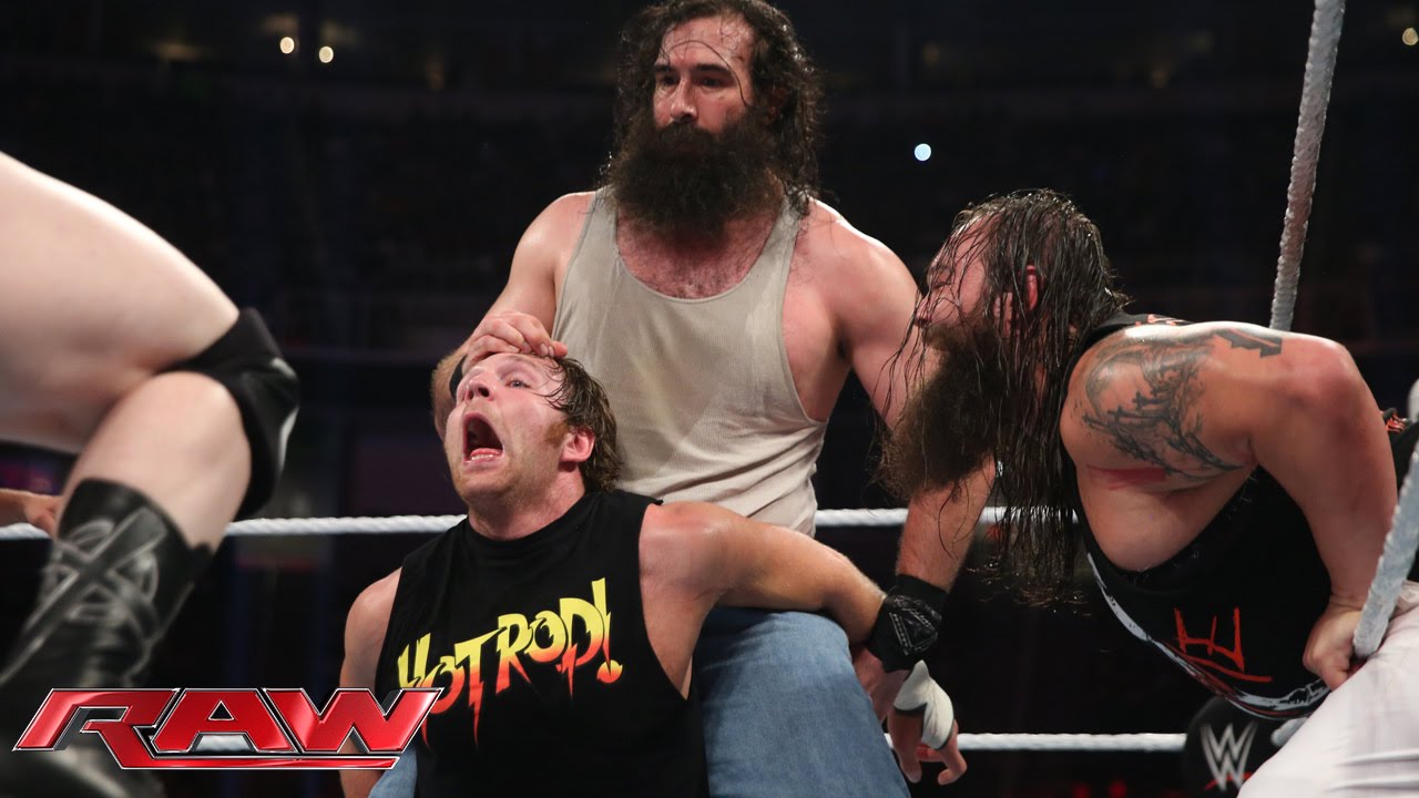 Roman Reigns Dean Ambrose Randy Orton Vs Bray Wyatt Luke