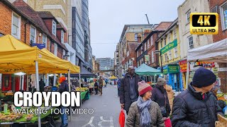 London West and East Croydon || Town Centre Walking Tour || South London || Markets
