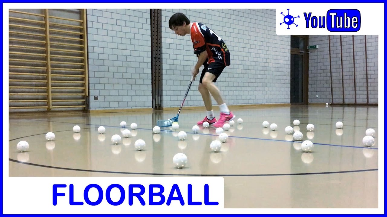 Floorball Stickhandling 2 Student Athlete Soccer Field