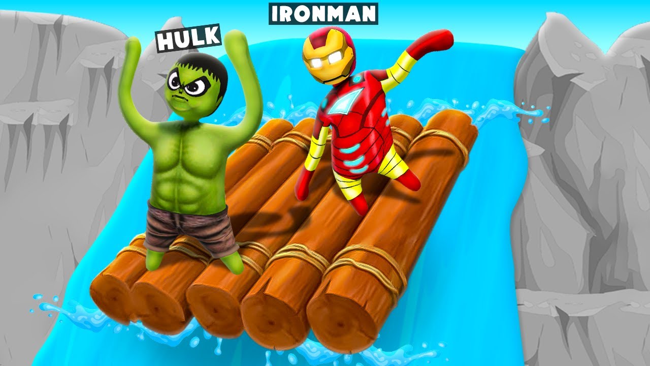 HULK Vs IRONMAN In Human Fall Fall !!!