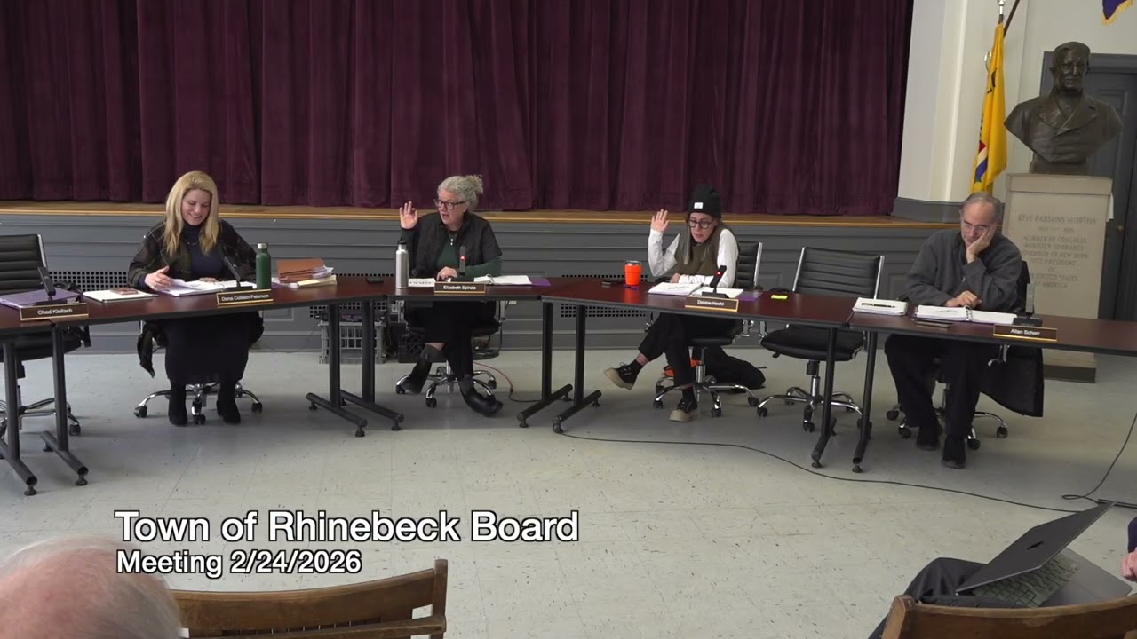 2-24-2026 Rhinebeck Town Board Meeting