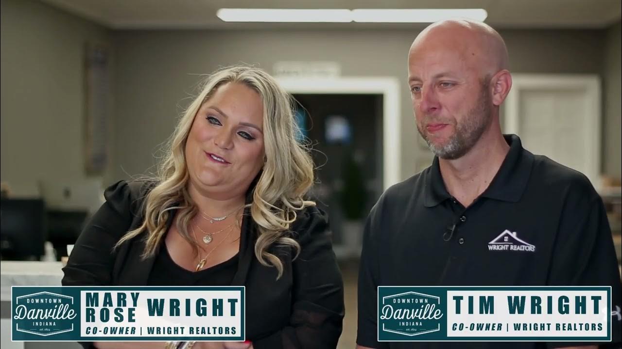 Downtown Danville Indiana Royal Theater, Danville Dips, and Wright