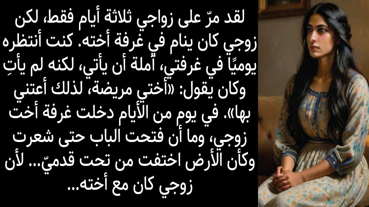 «بعد ثلاثة أيام من زواجي… اكتشفت زوجي مع أخته!»