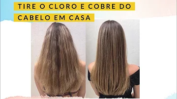 O que é bom para tirar o cloro do cabelo?
