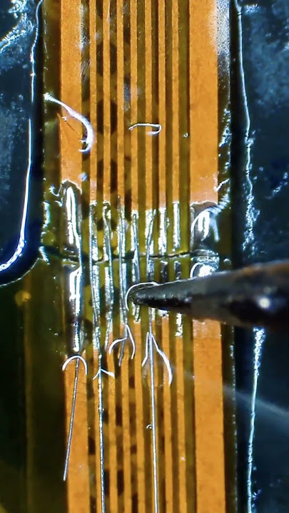 Broken Flex Cable Repair with Jumper Wires