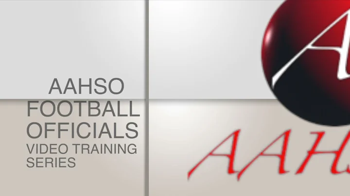 2021 High School Football Officials Video Training...