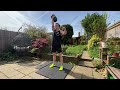 Kettlebell hang snatch jerk