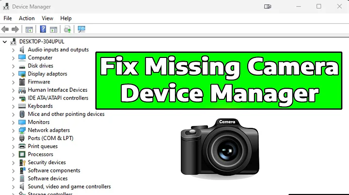 How To Fix Camera Missing in Device Manager Windows 11