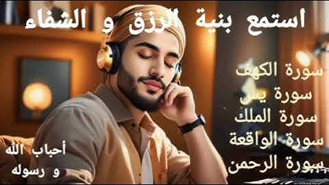 ما تيسر من القرآن الكريم 🌞 استمع بنية الرزق و الشفاء، سورة الكهف، يس، الملك، الواقعة و الرحمن 