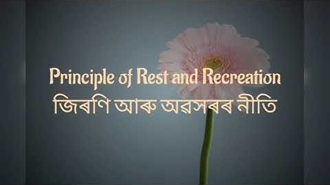 Principles of Time Table.