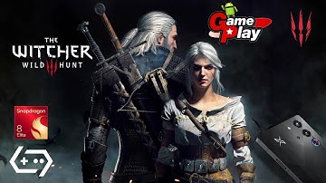Witcher 3 (Gamehub 5.3.0) Android gameplay on High settings | #gamehub 