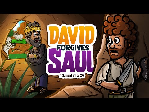 David Forgives Saul 🙏👑 | The Fugitive of Israel 🏃‍♂️ | Animated Bible Story | My First Bible | 60