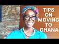 Live Video!! Tips on Moving to Ghana!
