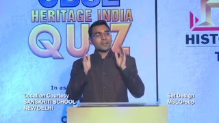 Cbse heritage india quiz 2015 national final on historytv18 (part 2)