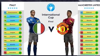 INTERNATIONAL CUP FINAL VS ITALY LAST MINUTE GOAL INTESE MATCH EVER | DLS 21| DREAM LEAGUE SOCCER 21