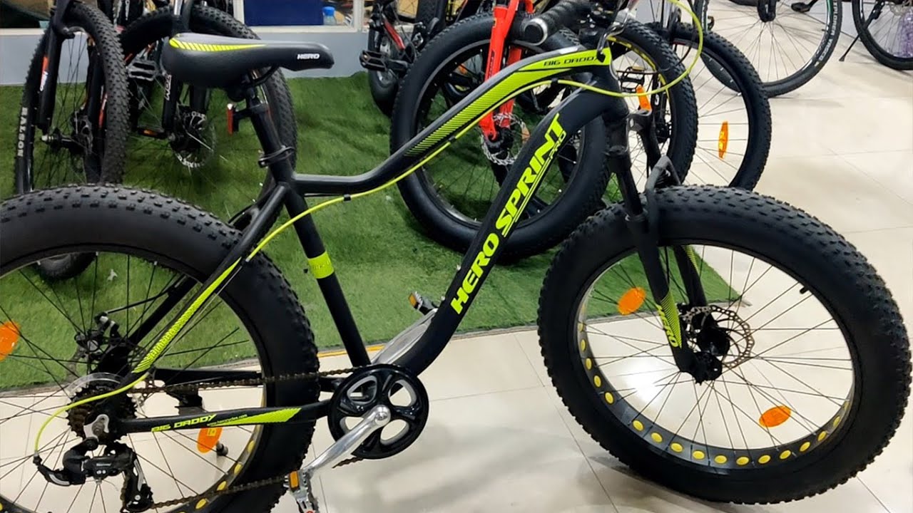 hero sprint fat bike price