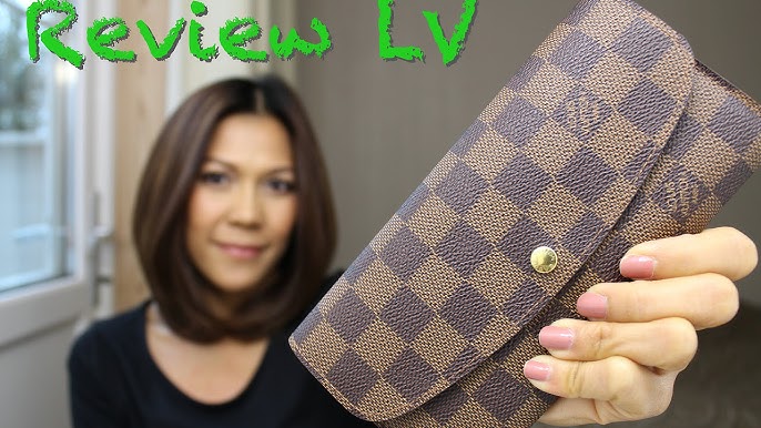 Louis Vuitton Emilie wallet (damier ebene) quick overview 