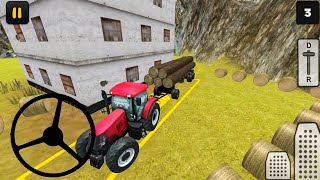 Tractor Simulator 3D - Extreme Log Transport - Android Gameplay FHD screenshot 2