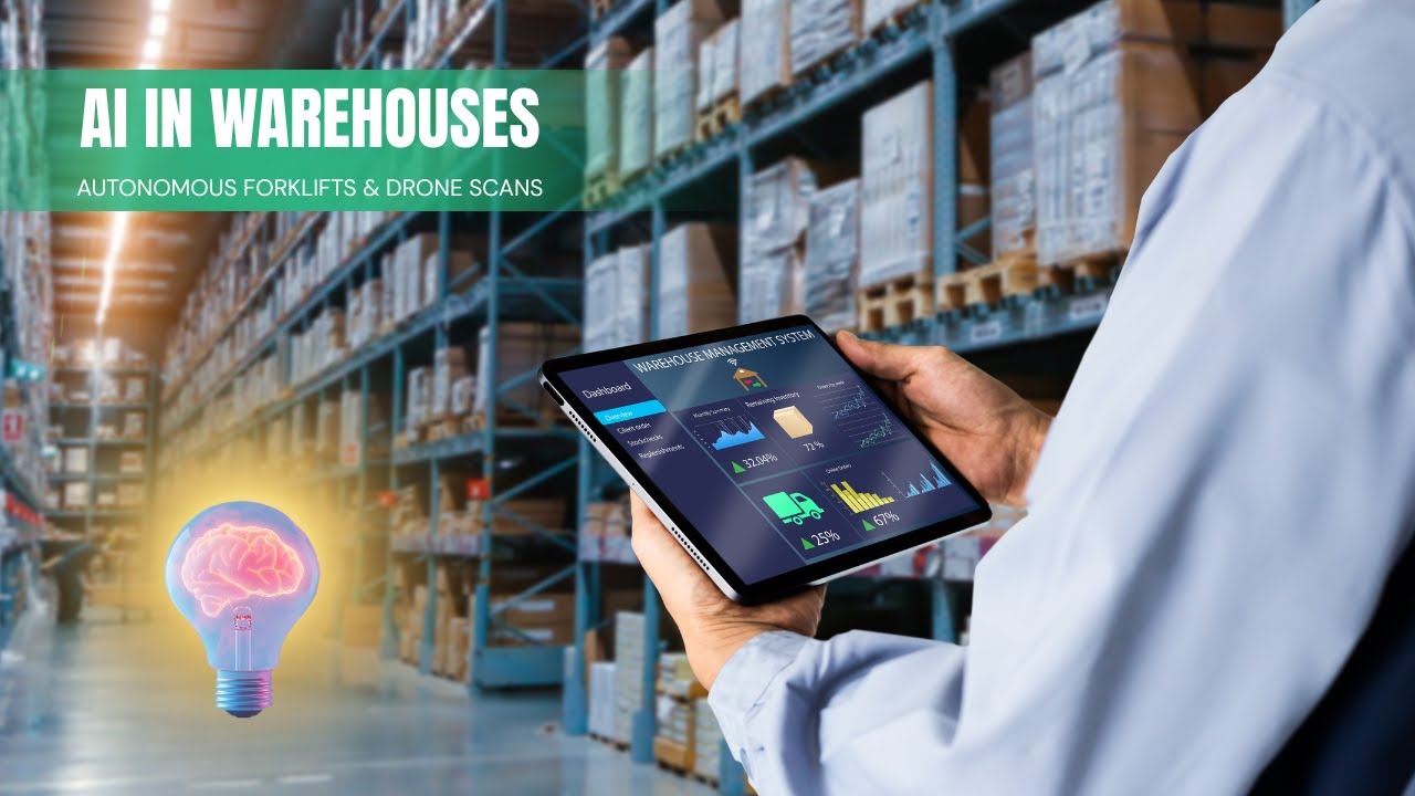 Умное складирование: как автономные погрузчики и дроны-сканеры меняют логистику