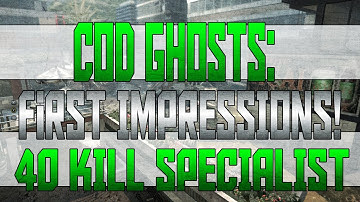 Call Of Duty: Ghosts - First Impressions!