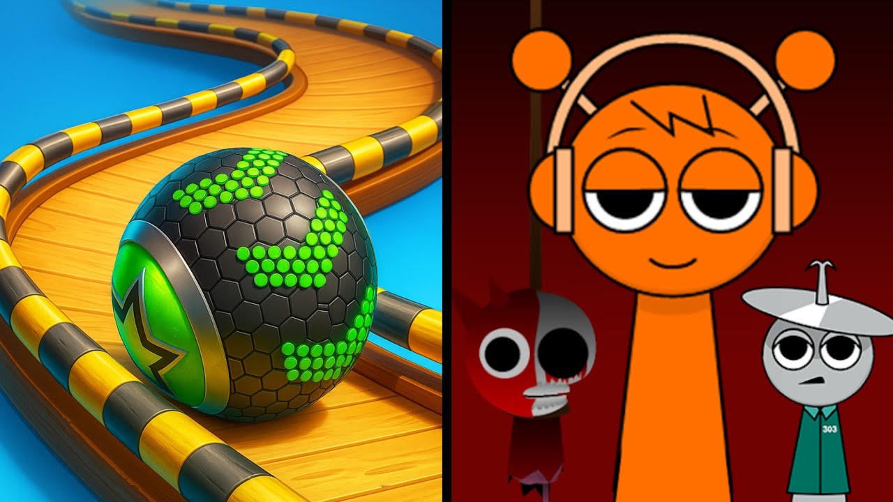 Going Balls Vs Spranky Run 🥎🧟😈☃️ Max All Levels Android iOS Gameplay Ep 963