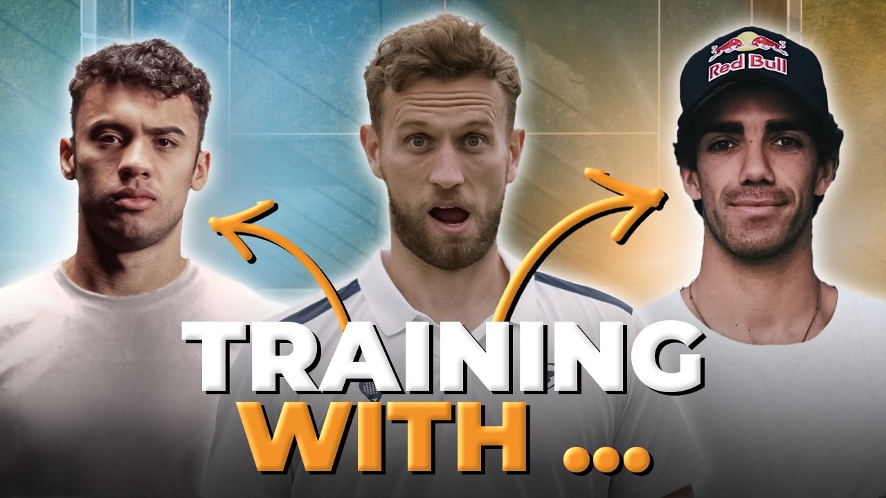 Тренировка по паделу с Леброном и Аугсбургером