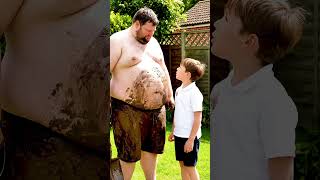 Awkward Father & Son Moment In The Mud
