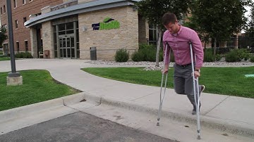 Grand River Health Crutch Video - How to Ambulate Curbs