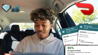 Doing Doordash with a high acceptance rate is so much better