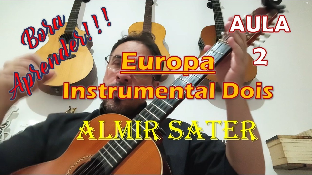 Almir Sater - Aula 2 - Europa - Instrumental Dois