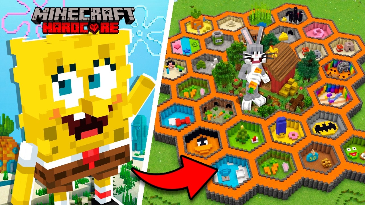 ATRAPÉ TODA la TOON FORCE en Minecraft Hardcore
