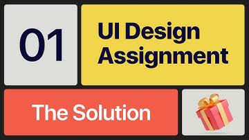 UI Design Assignment Challenge -01 : The Solution (Winner & Gifts)