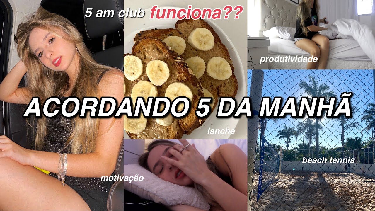 ACORDANDO 5 DA MANHÃ | funciona?? *motivação*